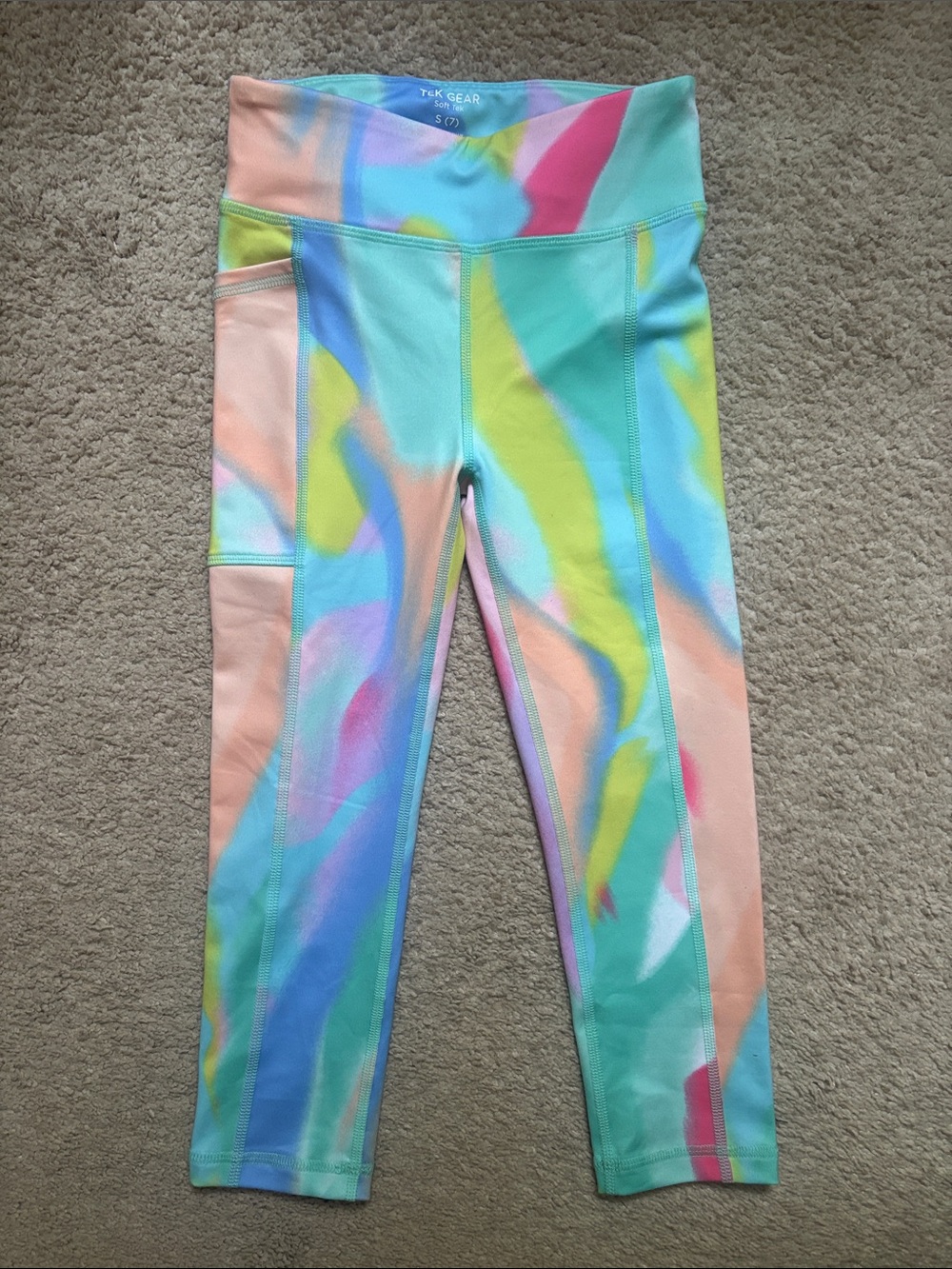 Tek Gear girls size 7 leggings
